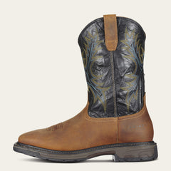 WorkHog Wide Square Toe Waterproof Steel Toe Work Boot-Ariat