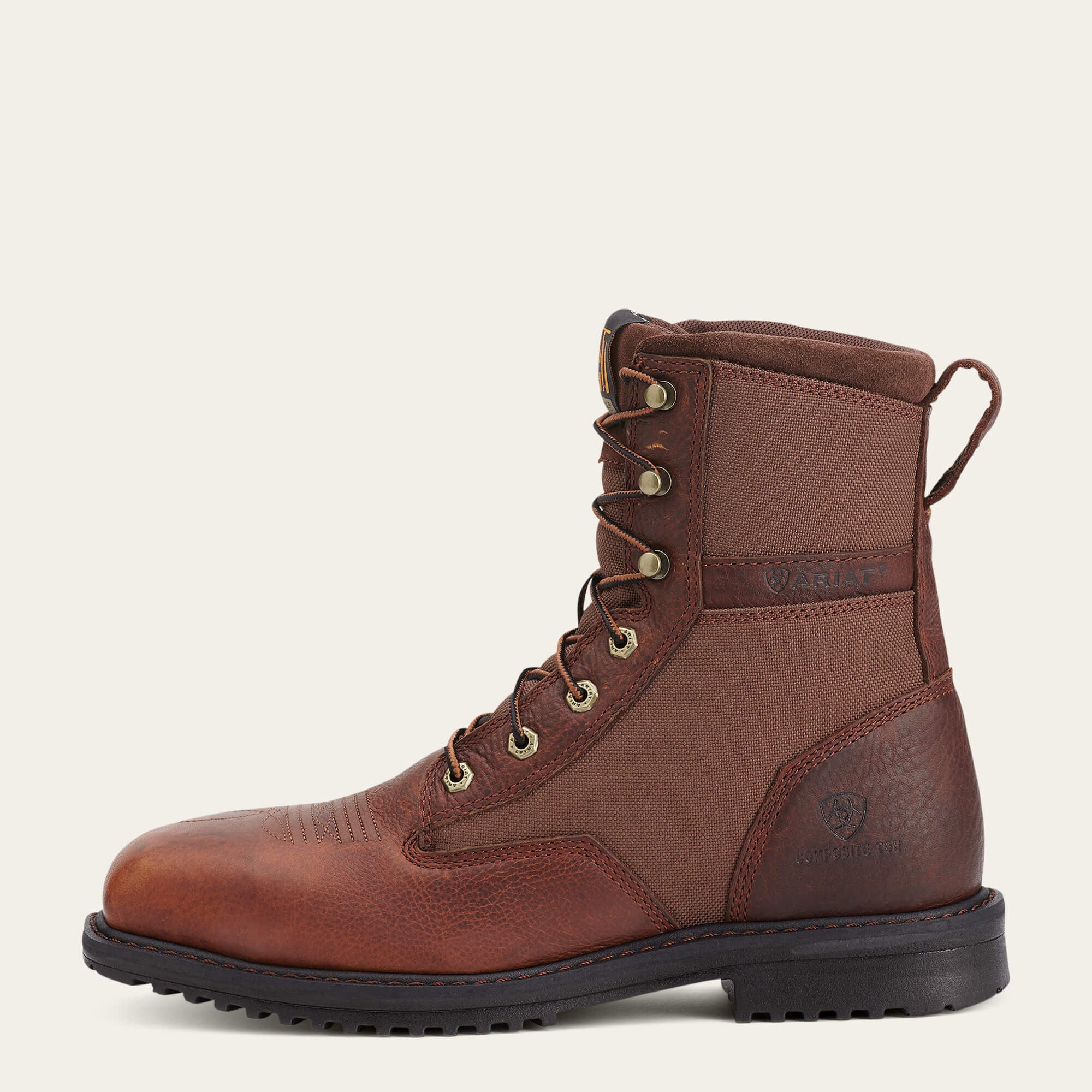 RigTek 8" Wide Square Toe Composite Toe Work Boot-Ariat