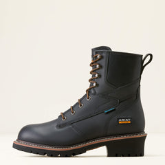 Logger Shock Shield Waterproof Work Boot-Ariat