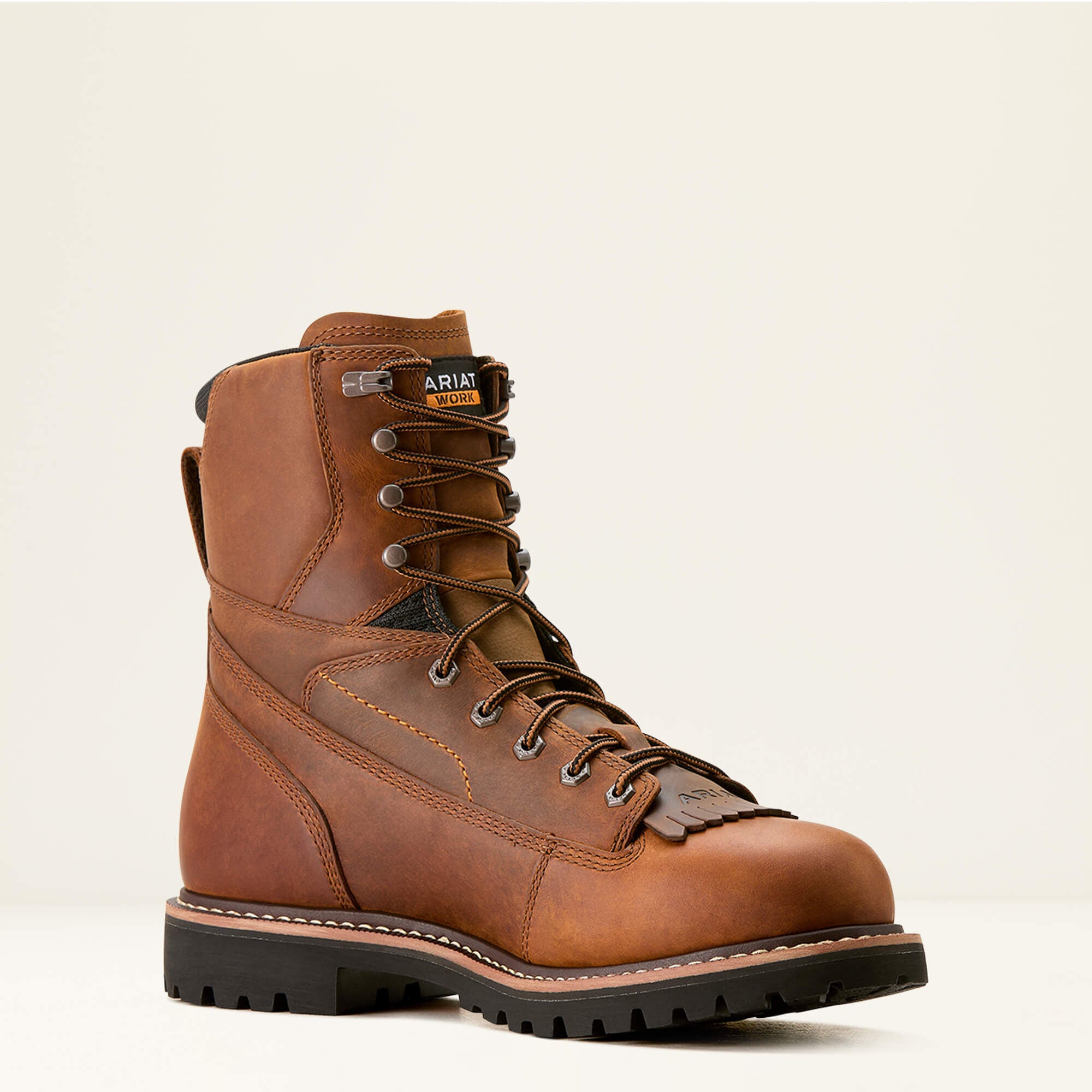 Longview Shock Shield 8" Waterproof Work Boot-Ariat
