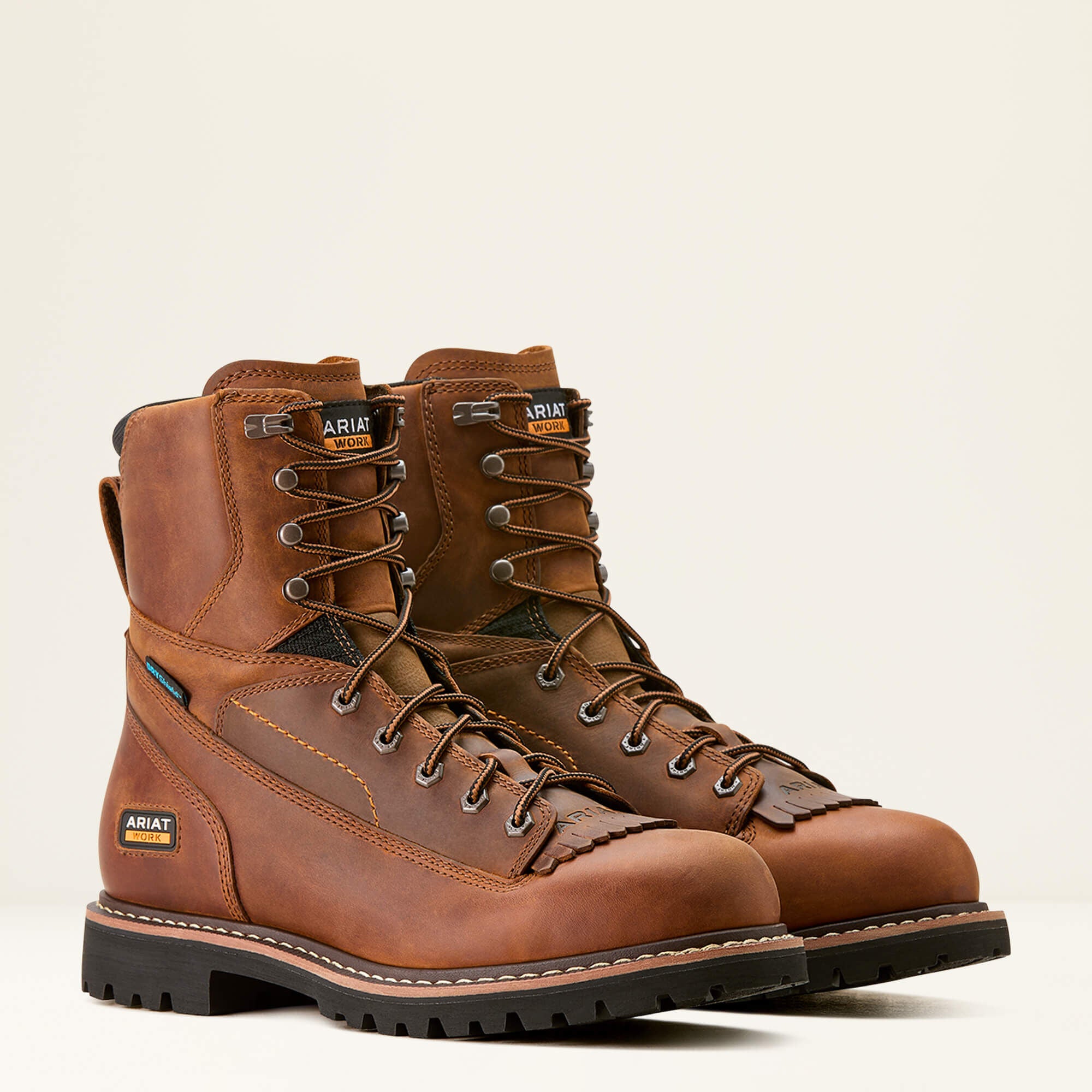 Longview Shock Shield 8" Waterproof Work Boot-Ariat