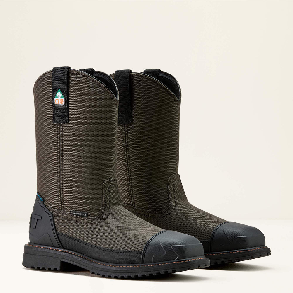 RigTEK Wildcat Pull-On CSA Waterproof Wide Square Toe Composite Toe Work Boot-Ariat