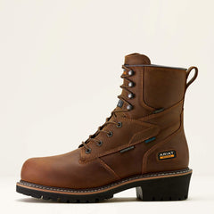 Logger Shock Shield Waterproof Insulated Composite Toe Work Boot-Ariat