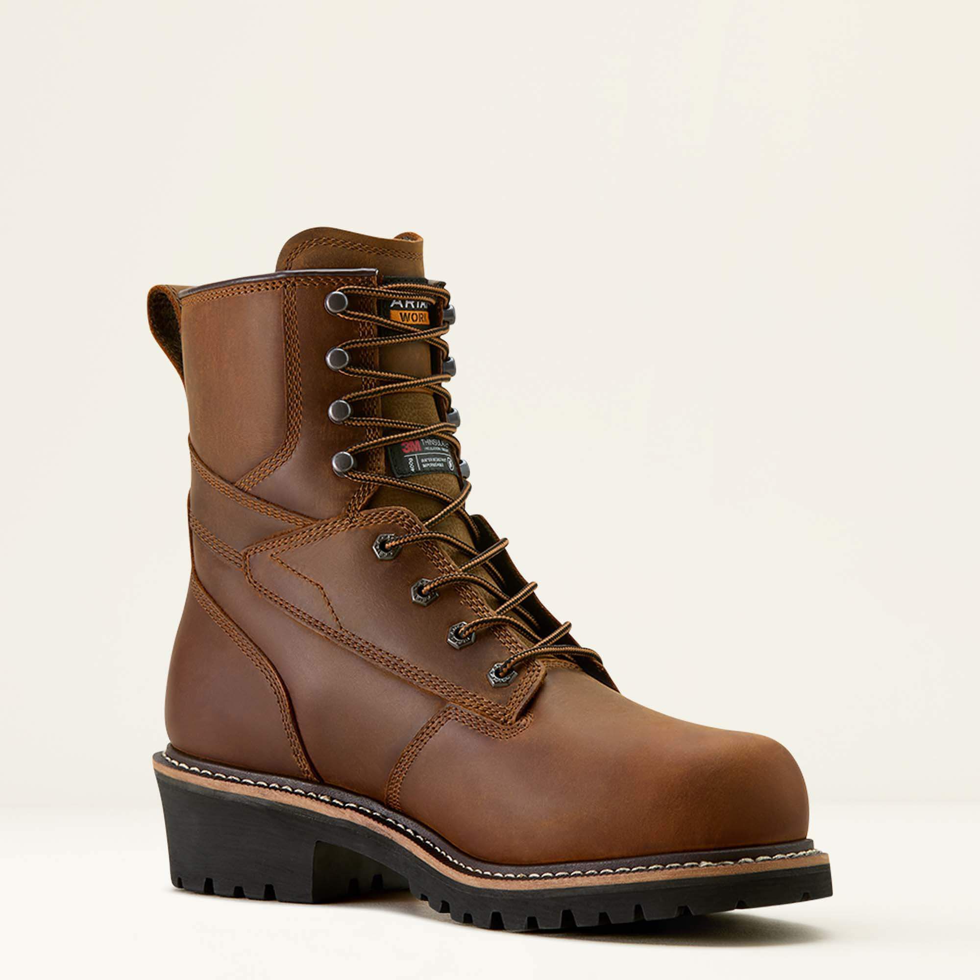 Logger Shock Shield Waterproof Insulated Composite Toe Work Boot-Ariat