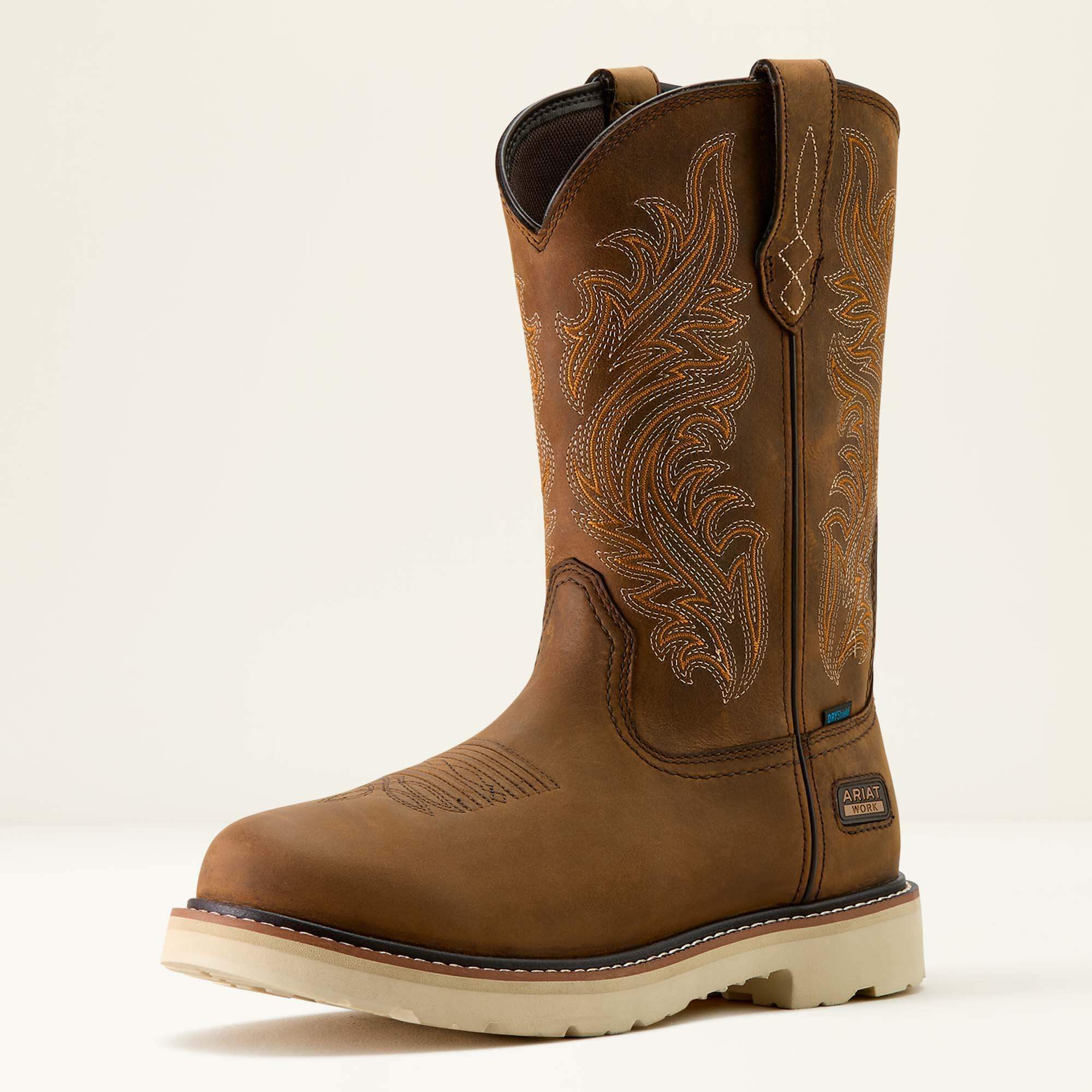 Activator Argo Waterproof Round Toe Work Boot-Ariat