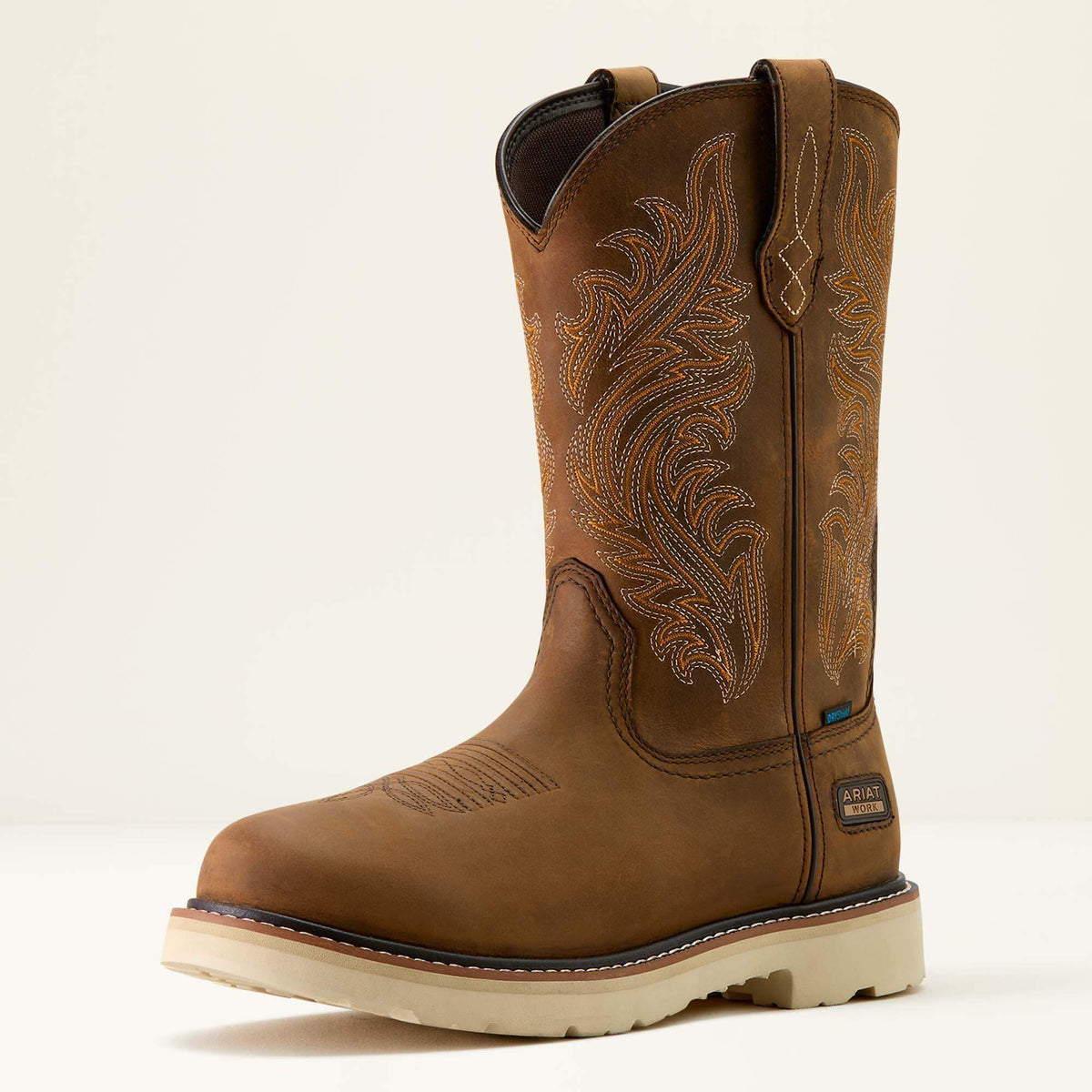 Activator Argo Waterproof Round Toe Work Boot-Ariat