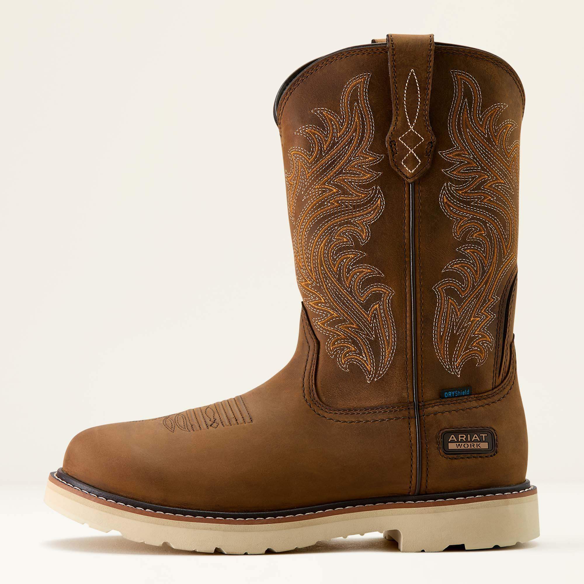 Activator Argo Waterproof Round Toe Work Boot-Ariat