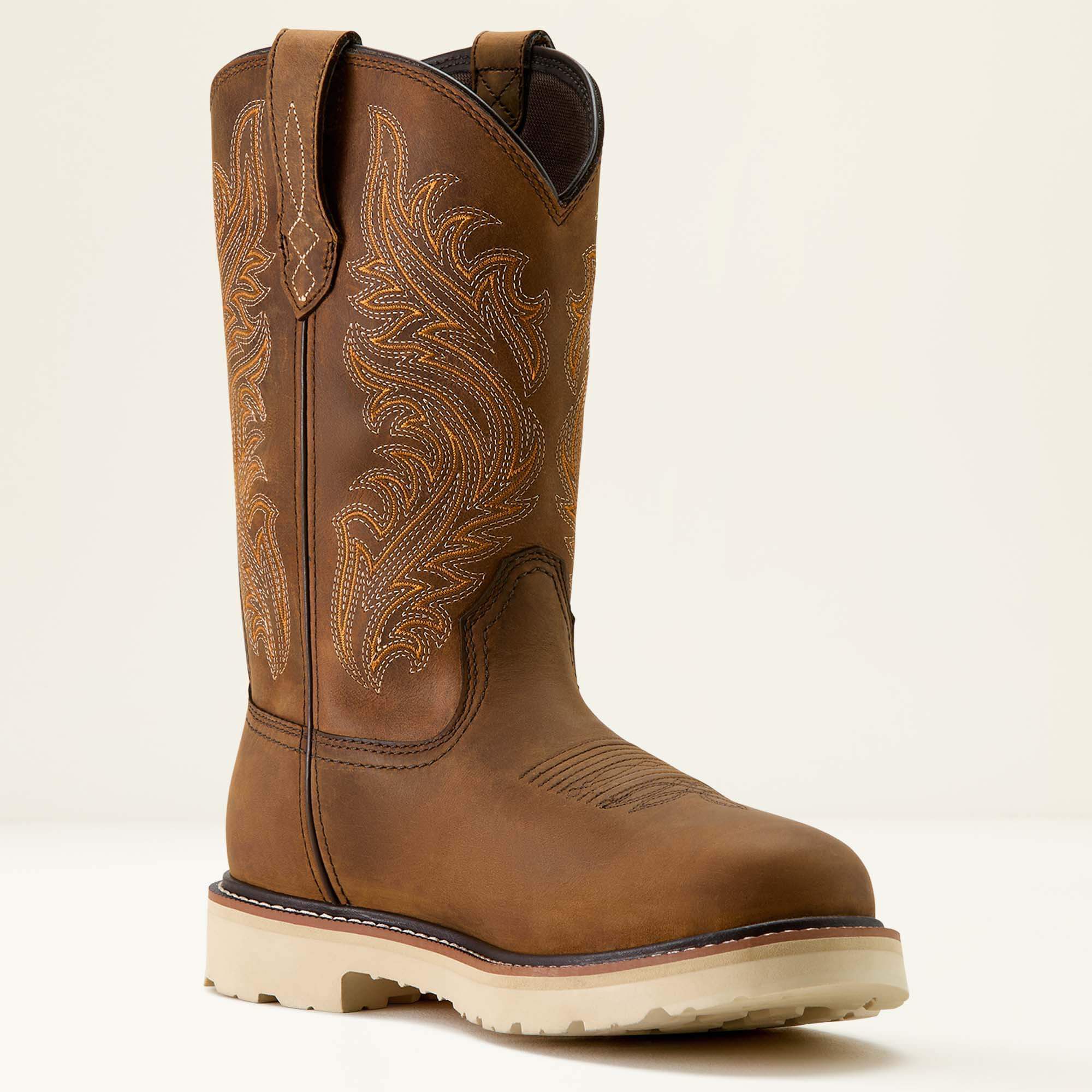 Activator Argo Waterproof Round Toe Work Boot-Ariat