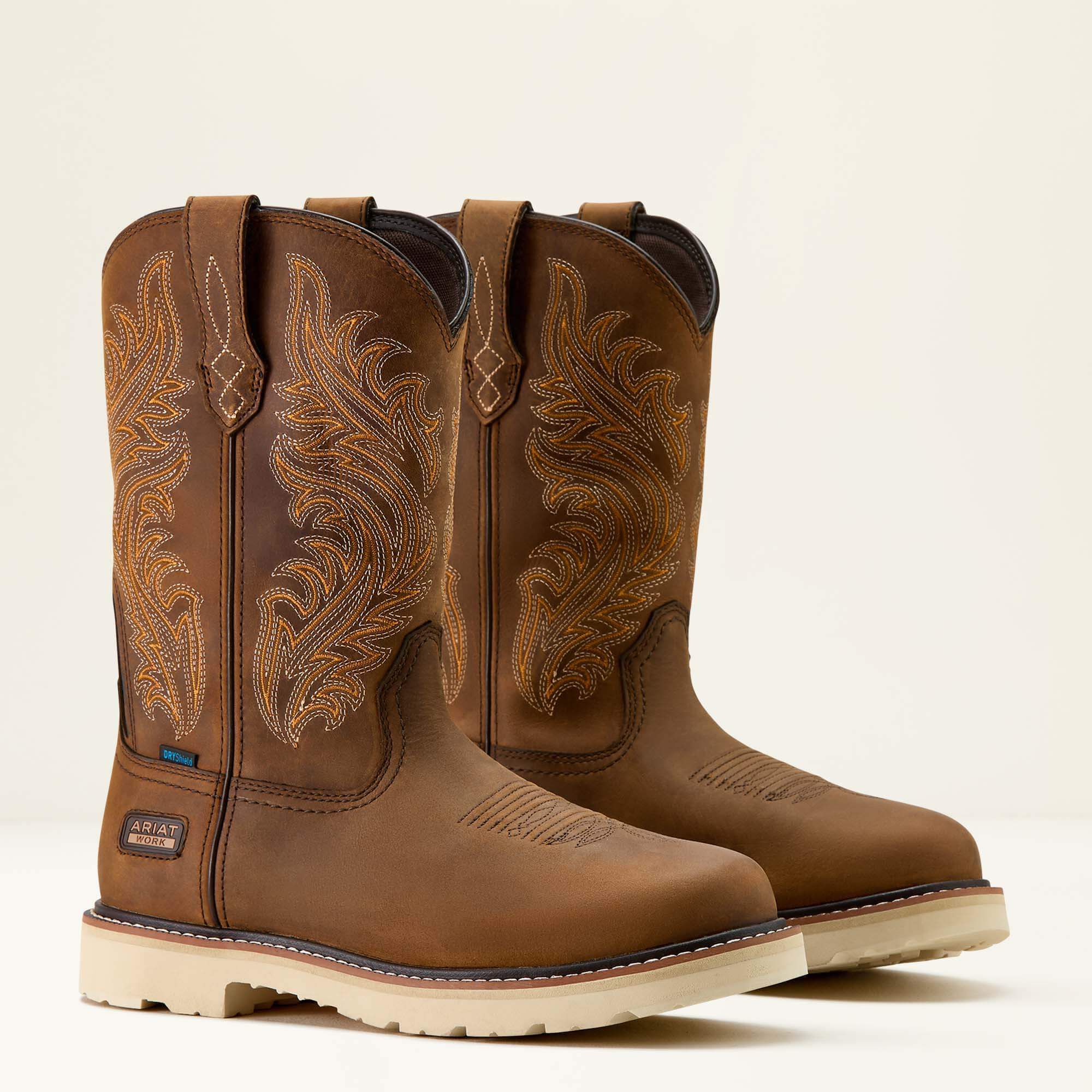 Activator Argo Waterproof Round Toe Work Boot-Ariat