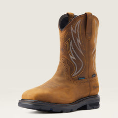 Sierra Shock Shield Waterproof Steel Toe Work Boot-Ariat