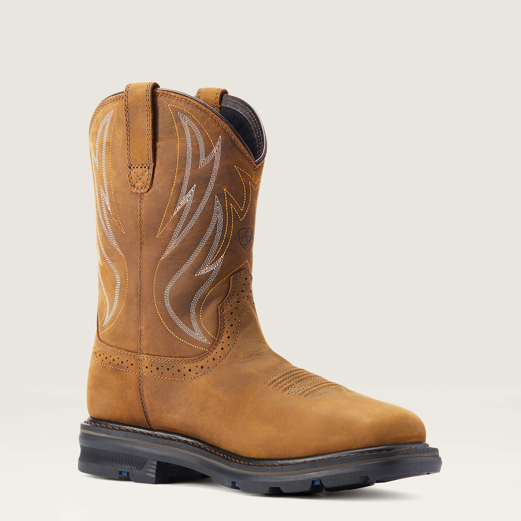 Sierra Shock Shield Waterproof Steel Toe Work Boot-Ariat