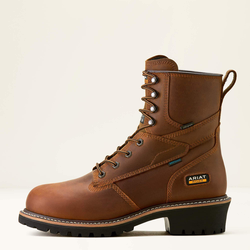 Logger Shock Shield Waterproof Insulated Work Boot-Ariat
