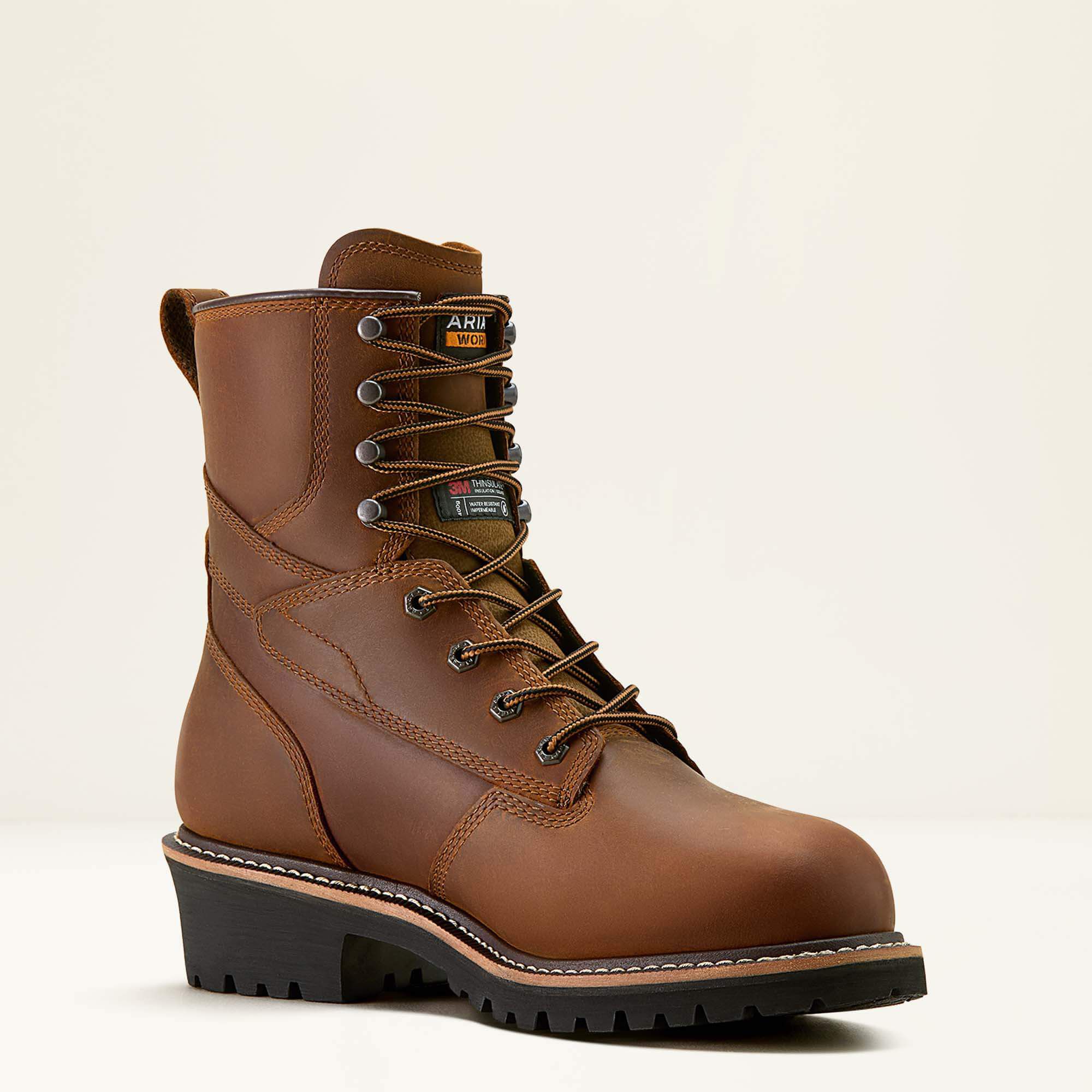 Logger Shock Shield Waterproof Insulated Work Boot-Ariat