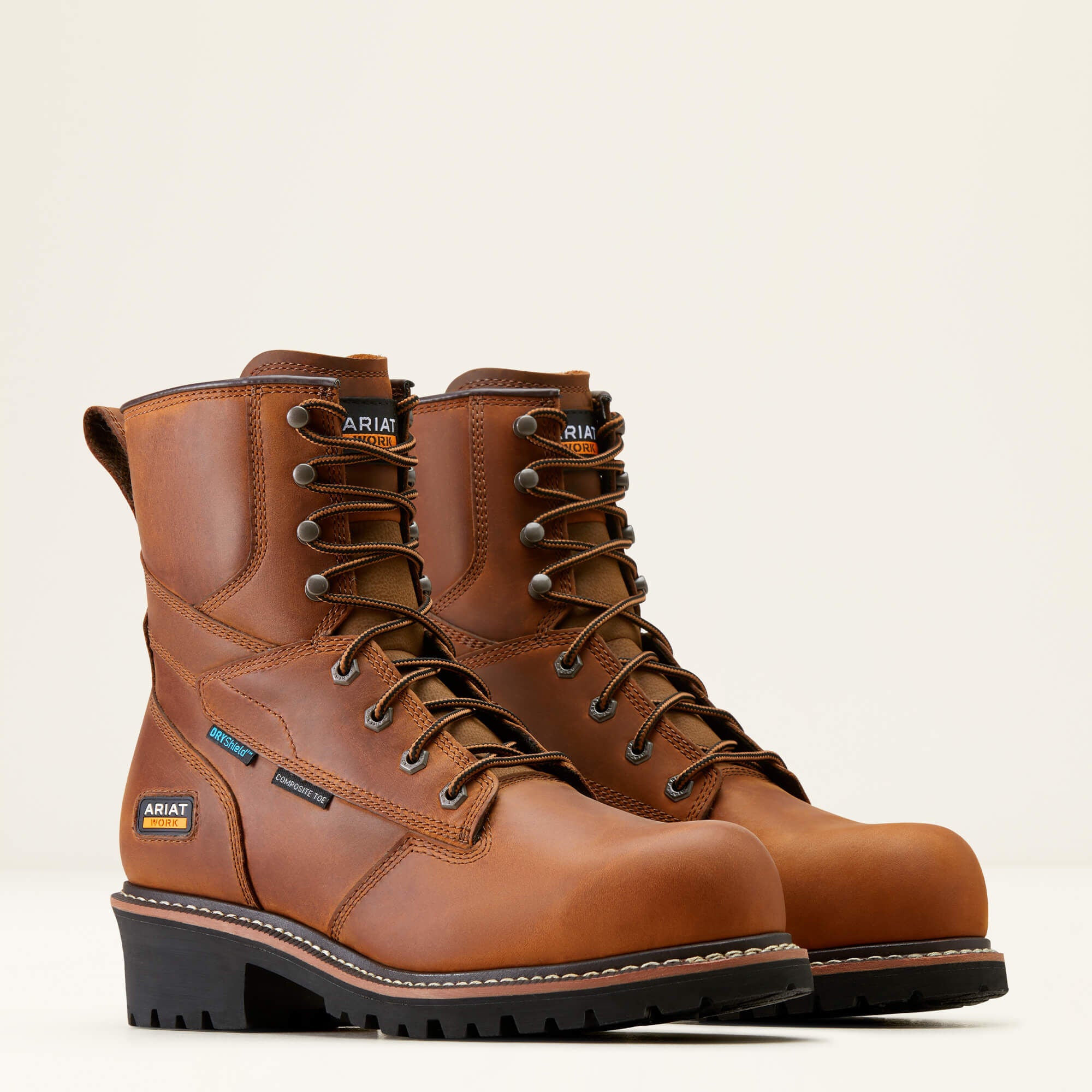 Logger Shock Shield Waterproof Composite Toe Work Boot-Ariat