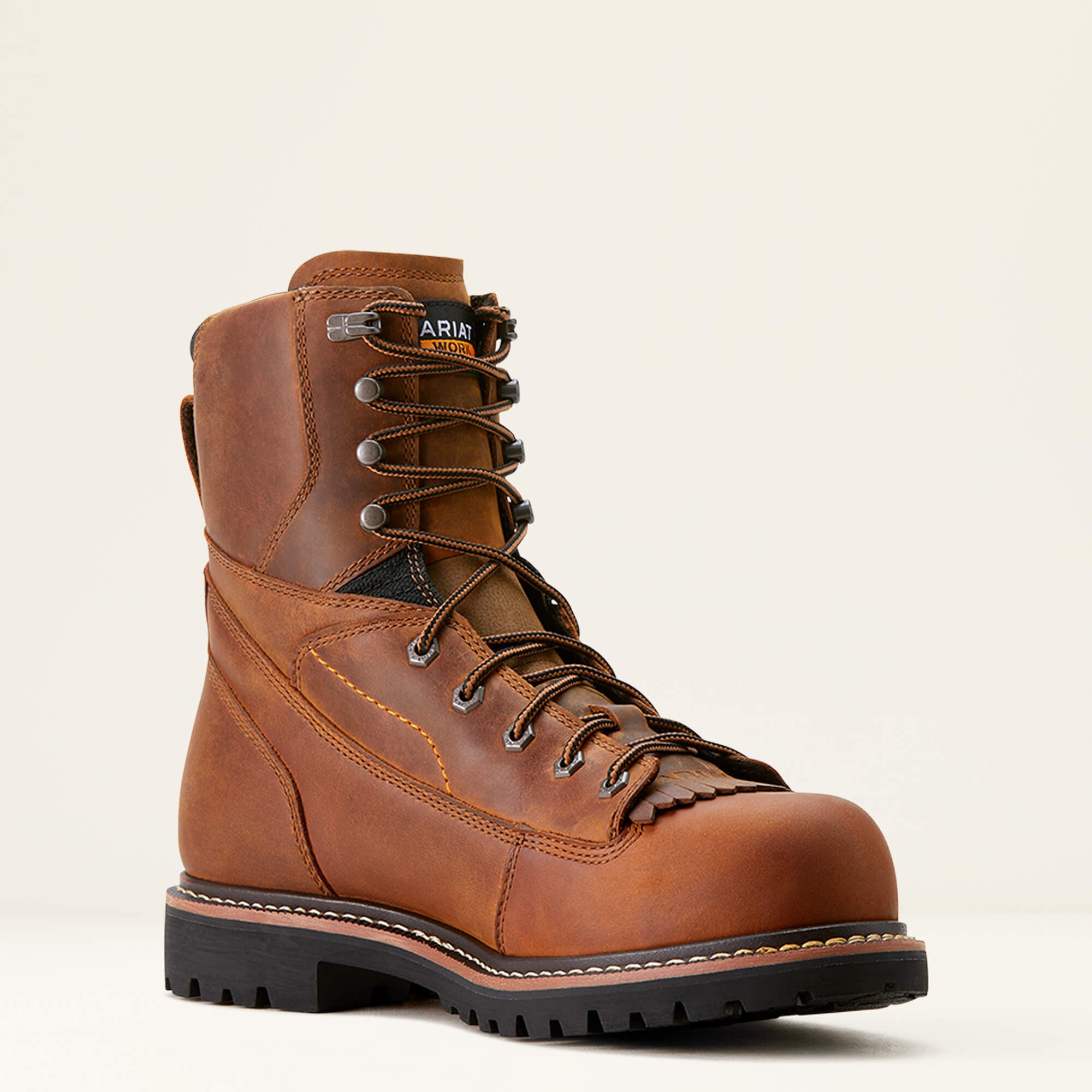 Longview Shock Shield 8" Waterproof Composite Toe Work Boot-Ariat