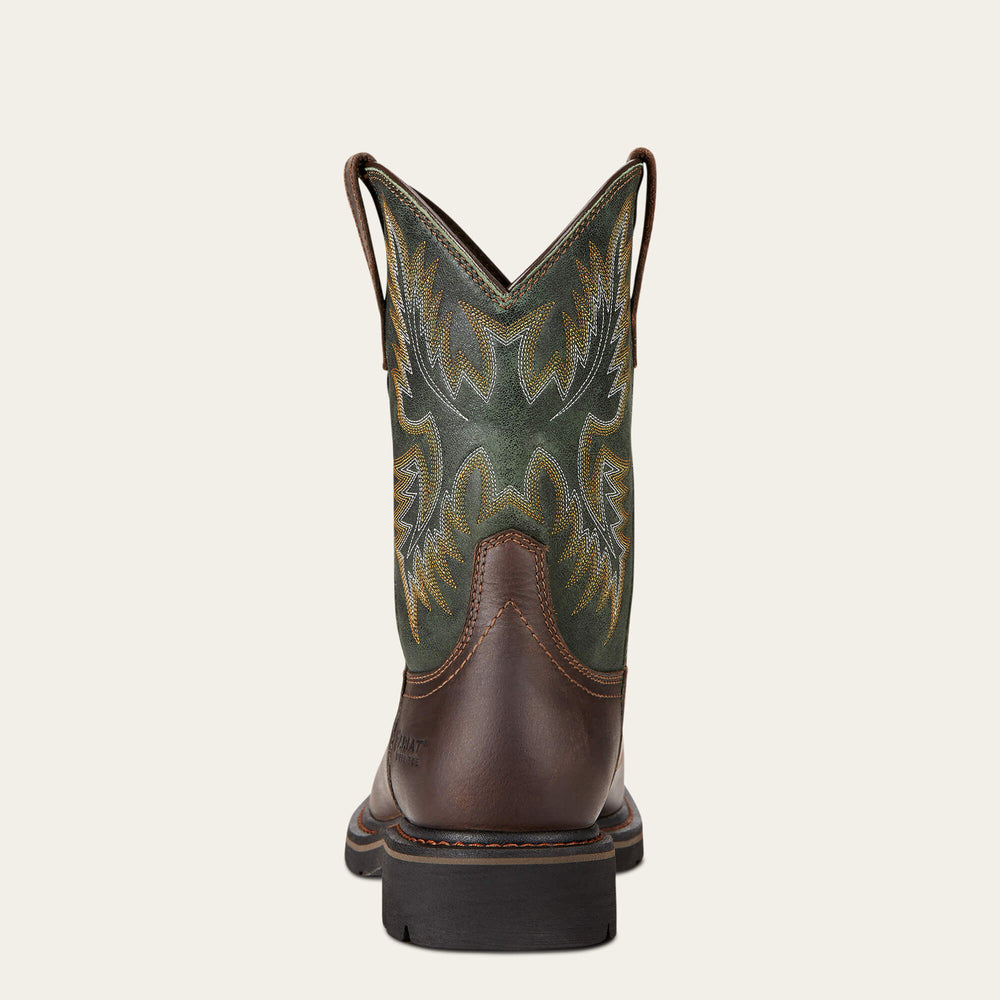 Sierra Wide Square Toe Steel Toe Work Boot-Ariat