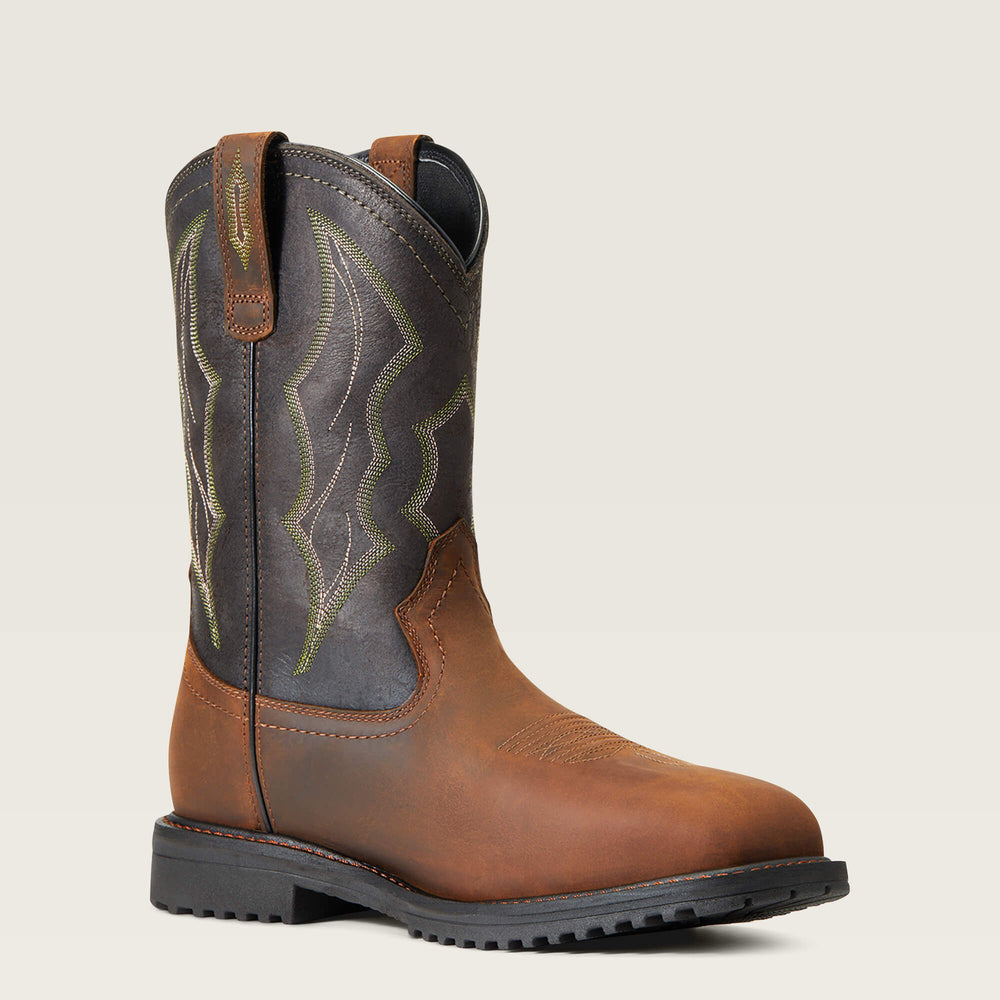 RigTek Wide Square Toe Waterproof Composite Toe Work Boot-Ariat