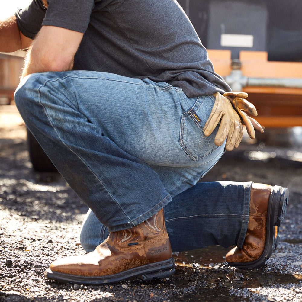 Sierra Shock Shield Waterproof Work Boot-Ariat