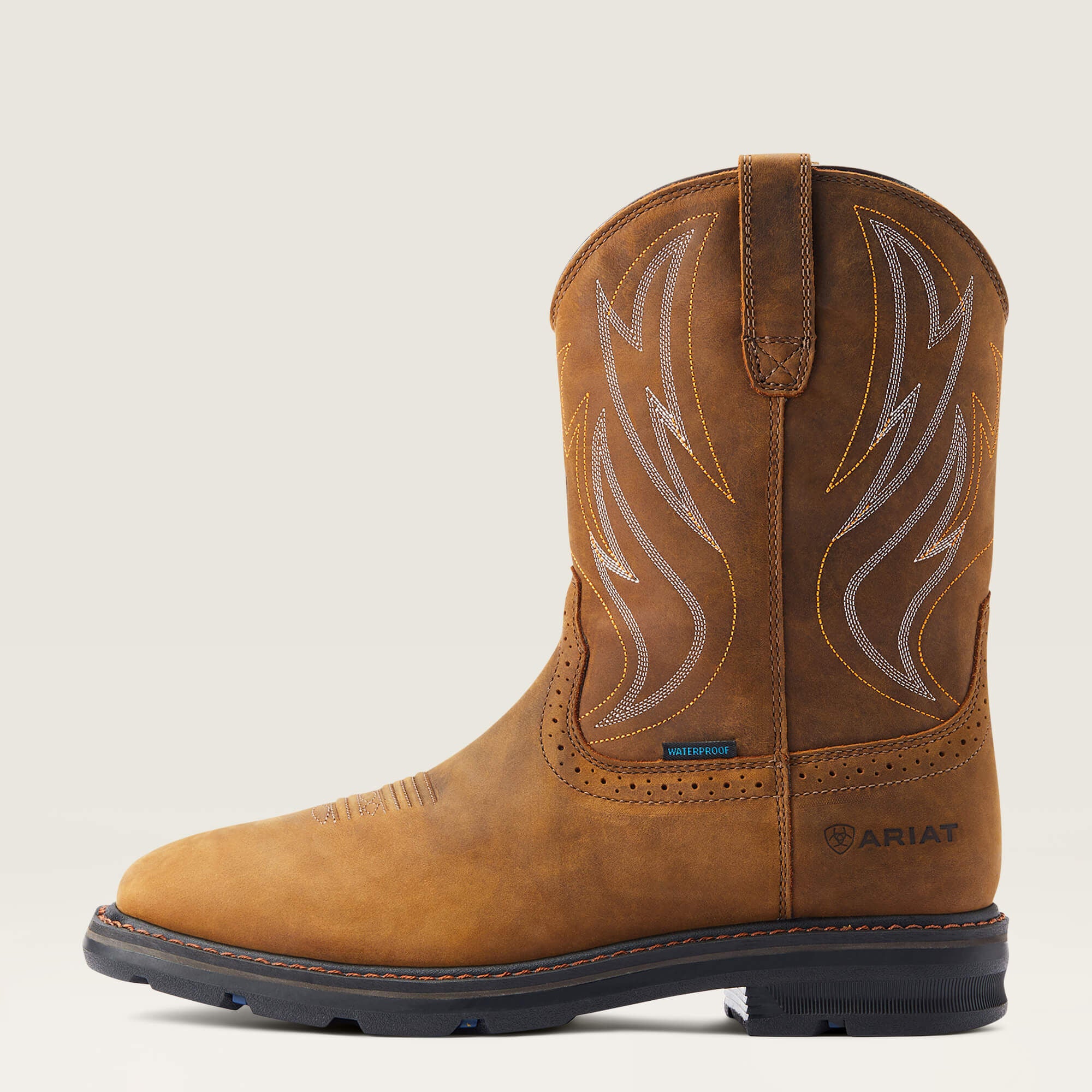 Sierra Shock Shield Waterproof Work Boot-Ariat