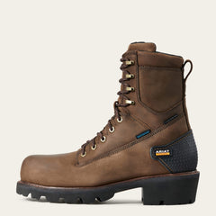Powerline 8" Waterproof Composite Toe Work Boot-Ariat