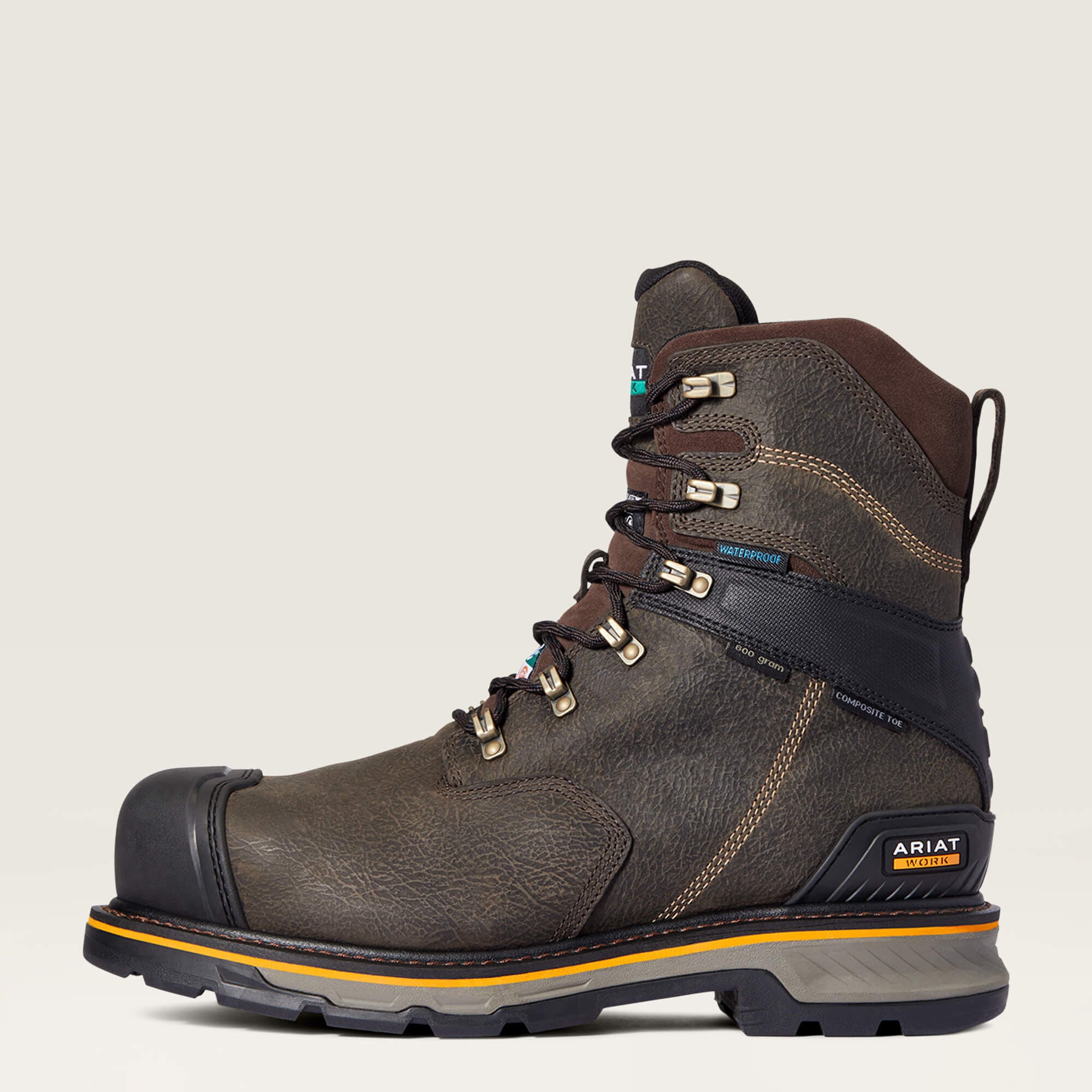 Stump Jumper 8" CSA Glacier Grip Waterproof 600g Composite Toe Work Boot-Ariat