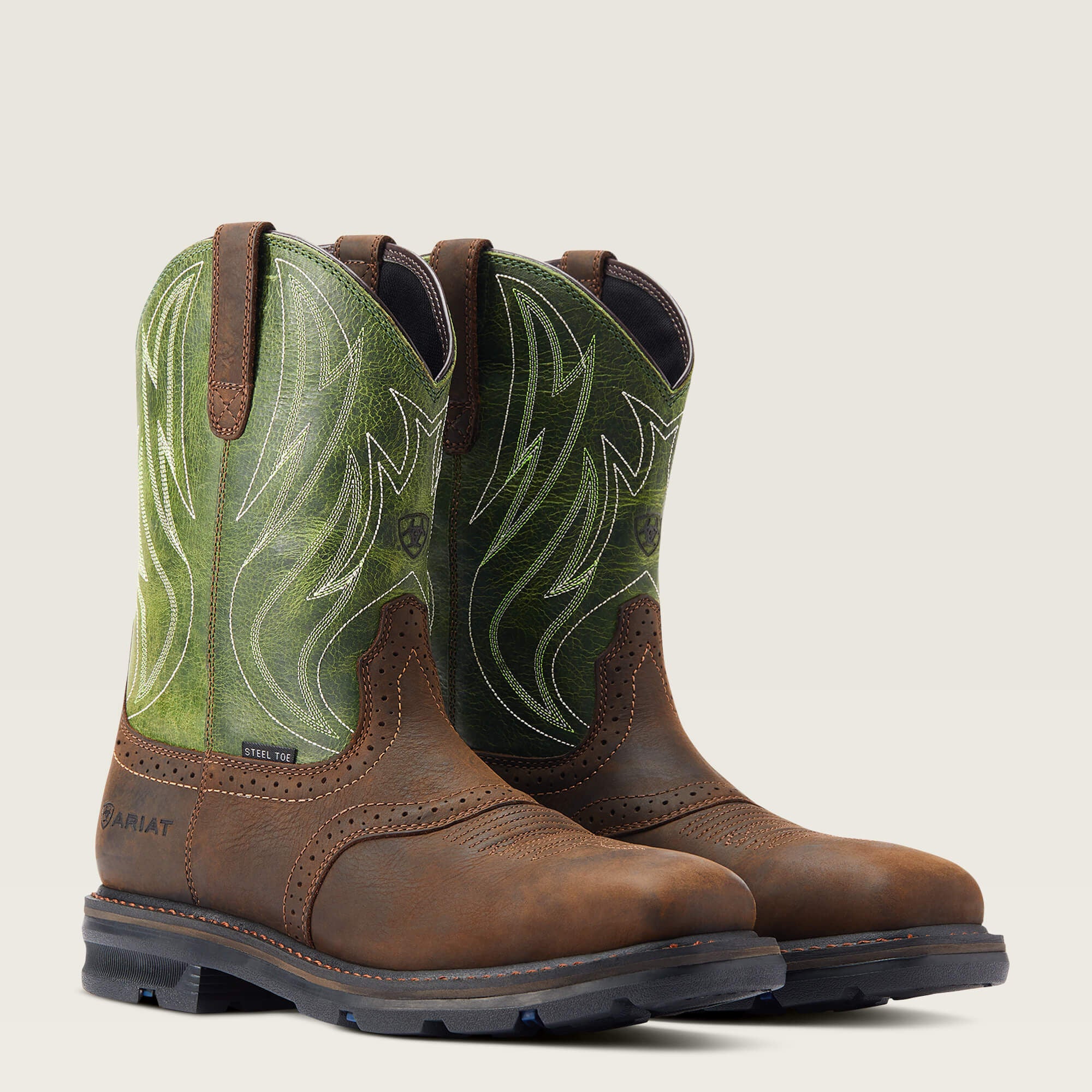 Sierra Shock Shield Steel Toe Work Boot-Ariat