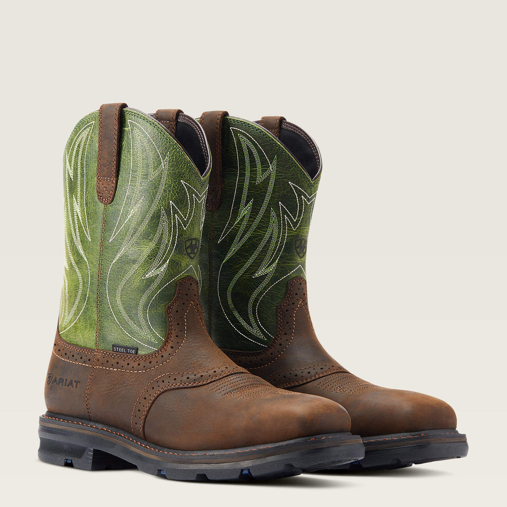 Sierra Shock Shield Steel Toe Work Boot-Ariat
