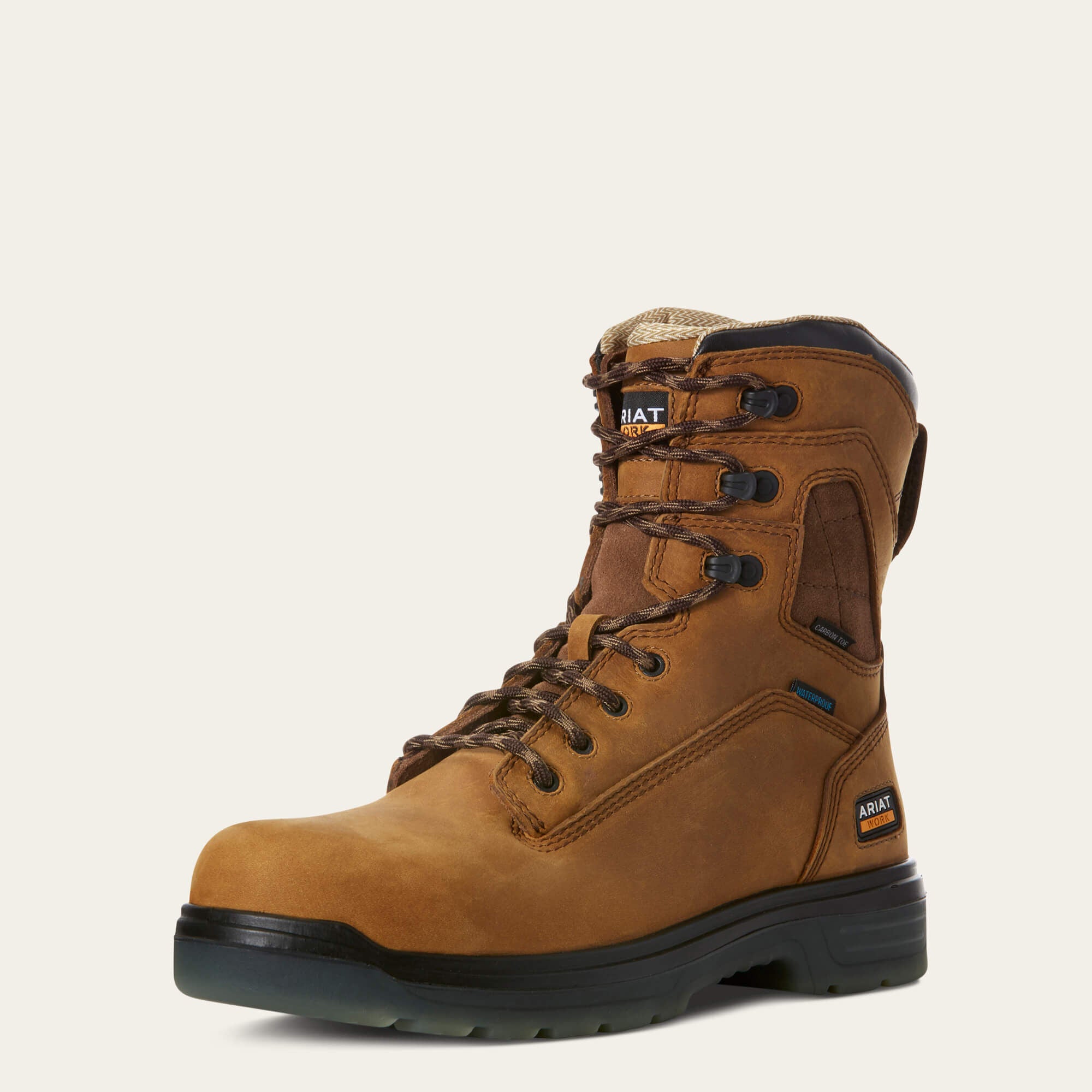 Turbo 8" Waterproof Carbon Toe Work Boot-Ariat