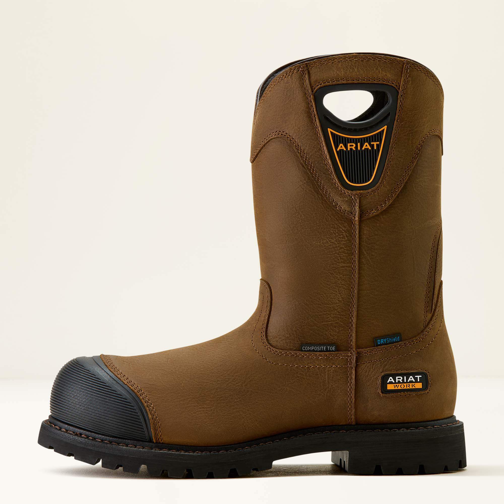 Longview Shock Shield Waterproof Composite Toe Work Boot-Ariat