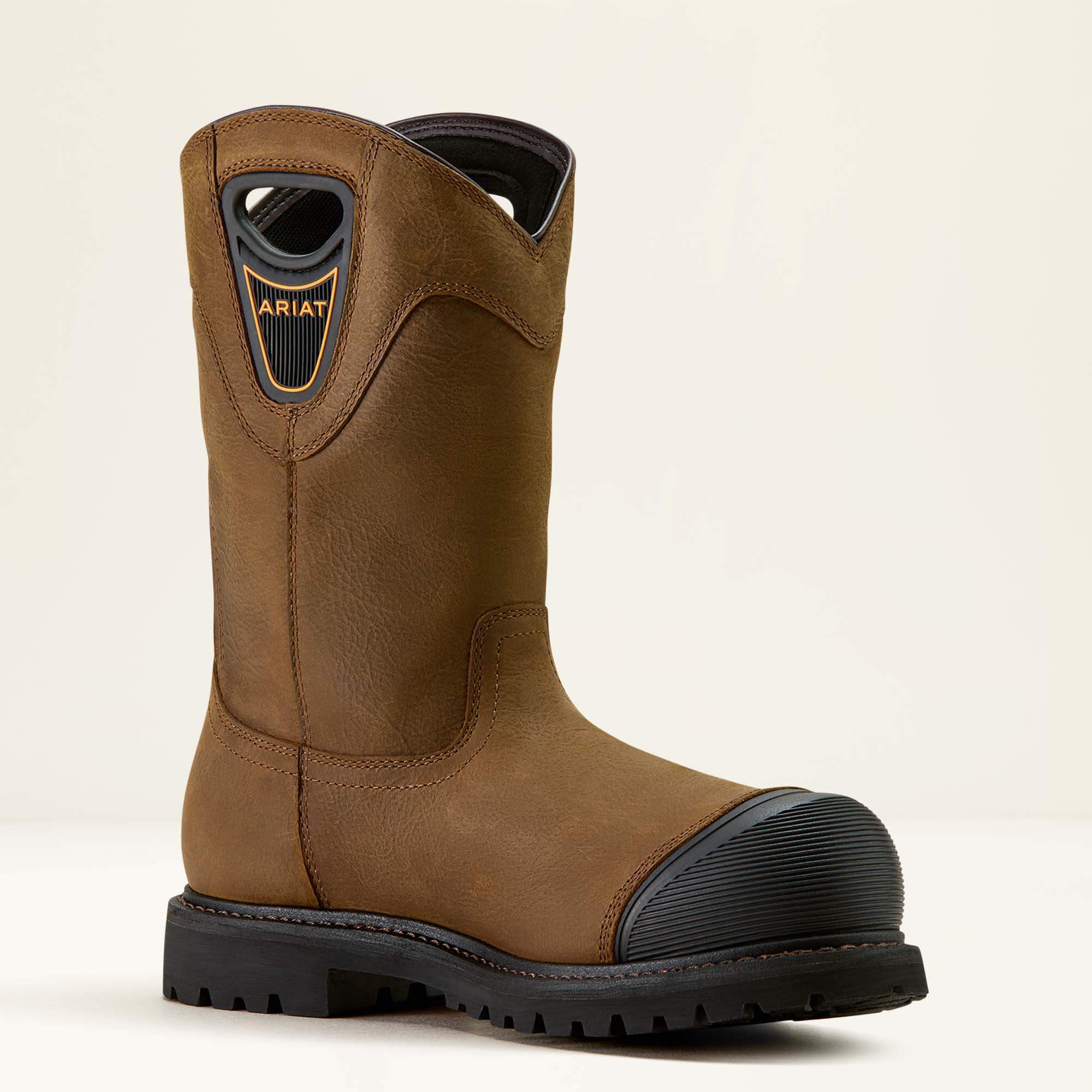 Longview Shock Shield Waterproof Composite Toe Work Boot-Ariat