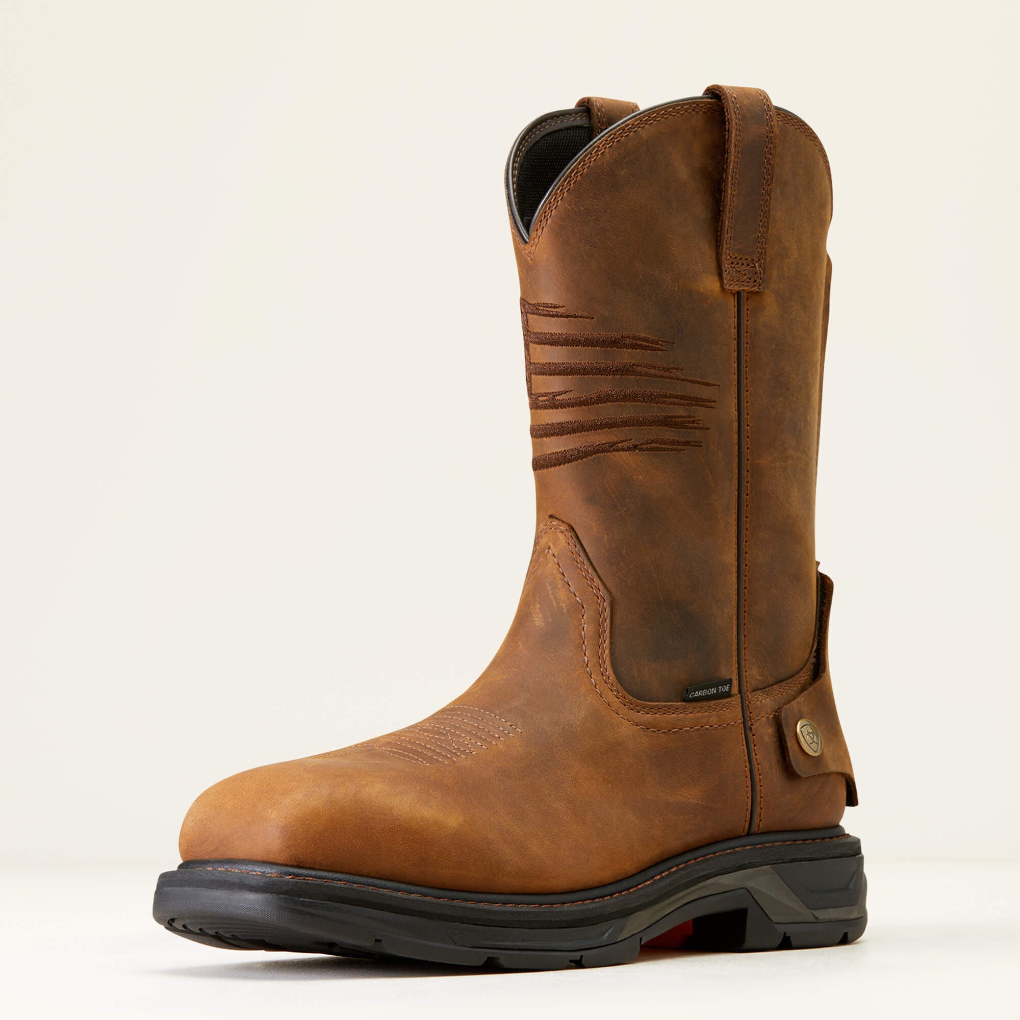 WorkHog XT Patriot EZ Zip Carbon Toe Work Boot-Ariat