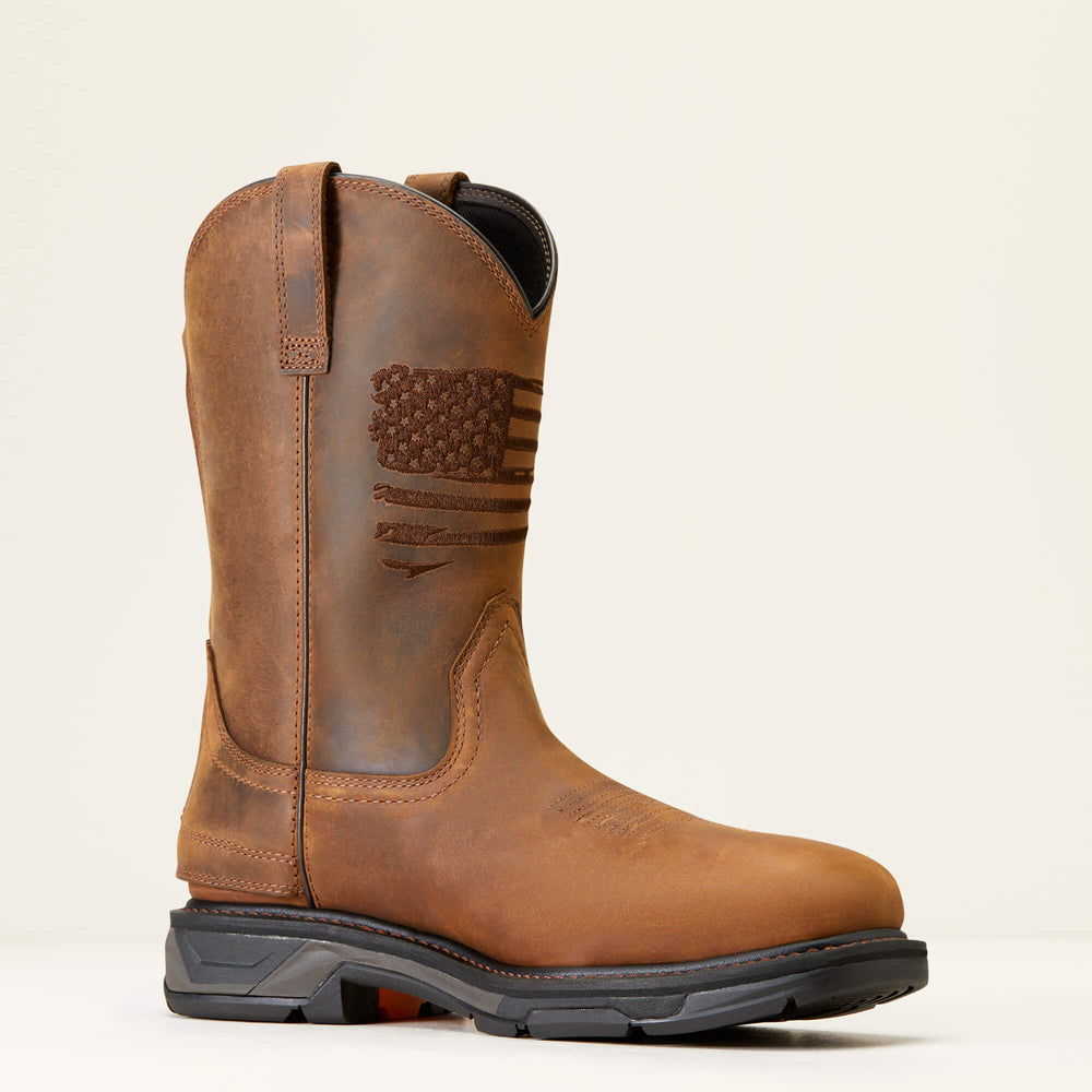 WorkHog XT Patriot EZ Zip Carbon Toe Work Boot-Ariat