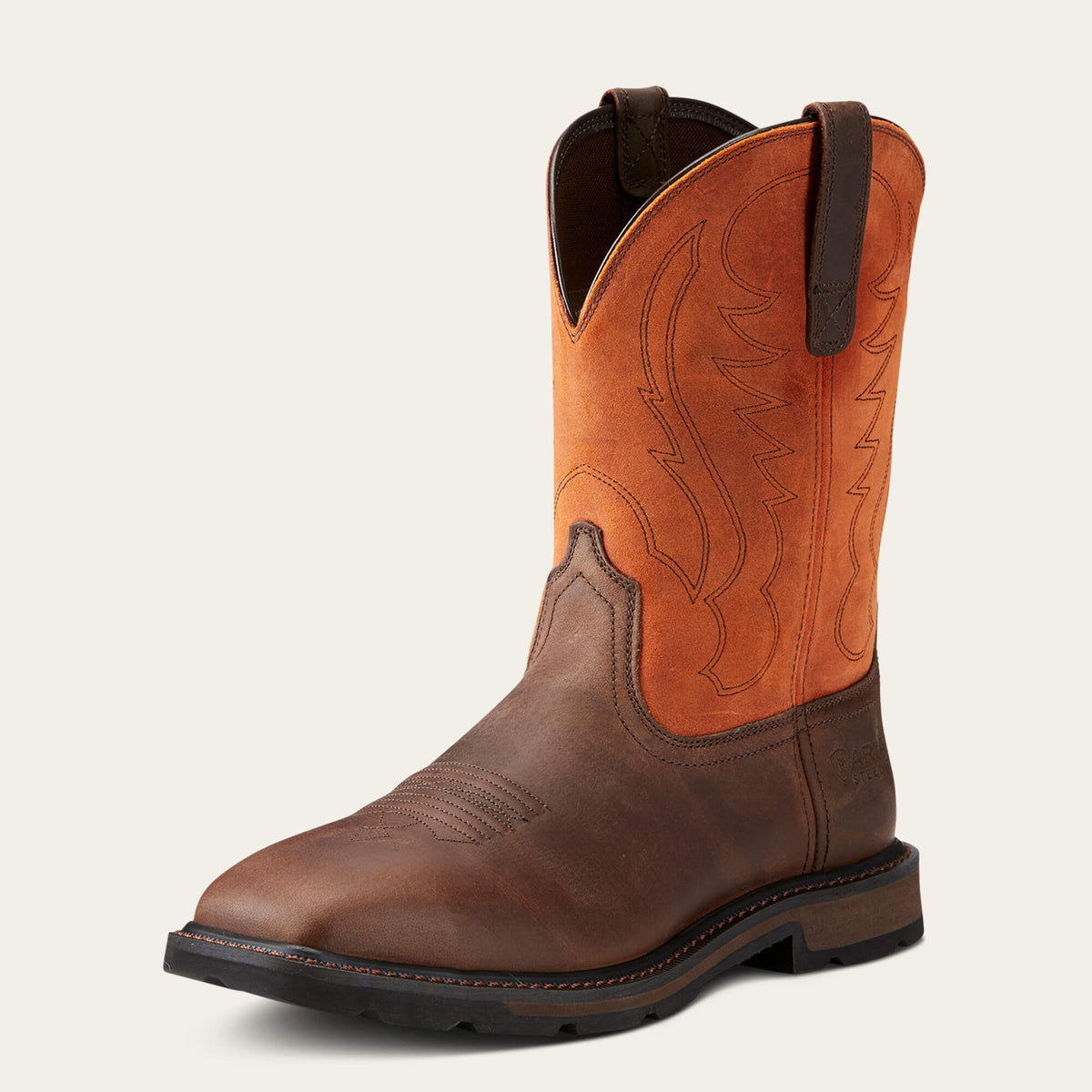 Groundbreaker Wide Square Toe Steel Toe Work Boot-Ariat