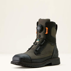 RigTEK Wildcat BOA 8" CSA Waterproof Wide Square Toe Composite Toe Work Boot-Ariat