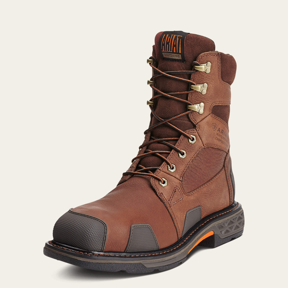 OverDrive 8" Wide Square Toe Waterproof Composite Toe Work Boot-Ariat