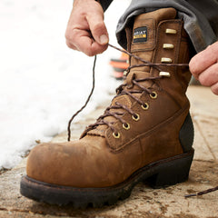 Powerline 8" 400G Waterproof 400g Composite Toe Work Boot-Ariat