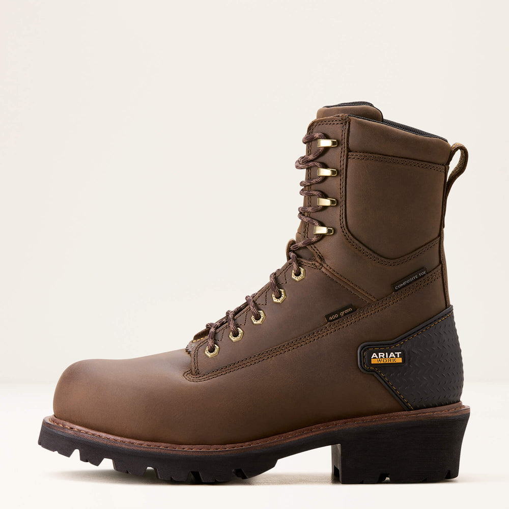 Powerline 8" 400G Waterproof 400g Composite Toe Work Boot-Ariat