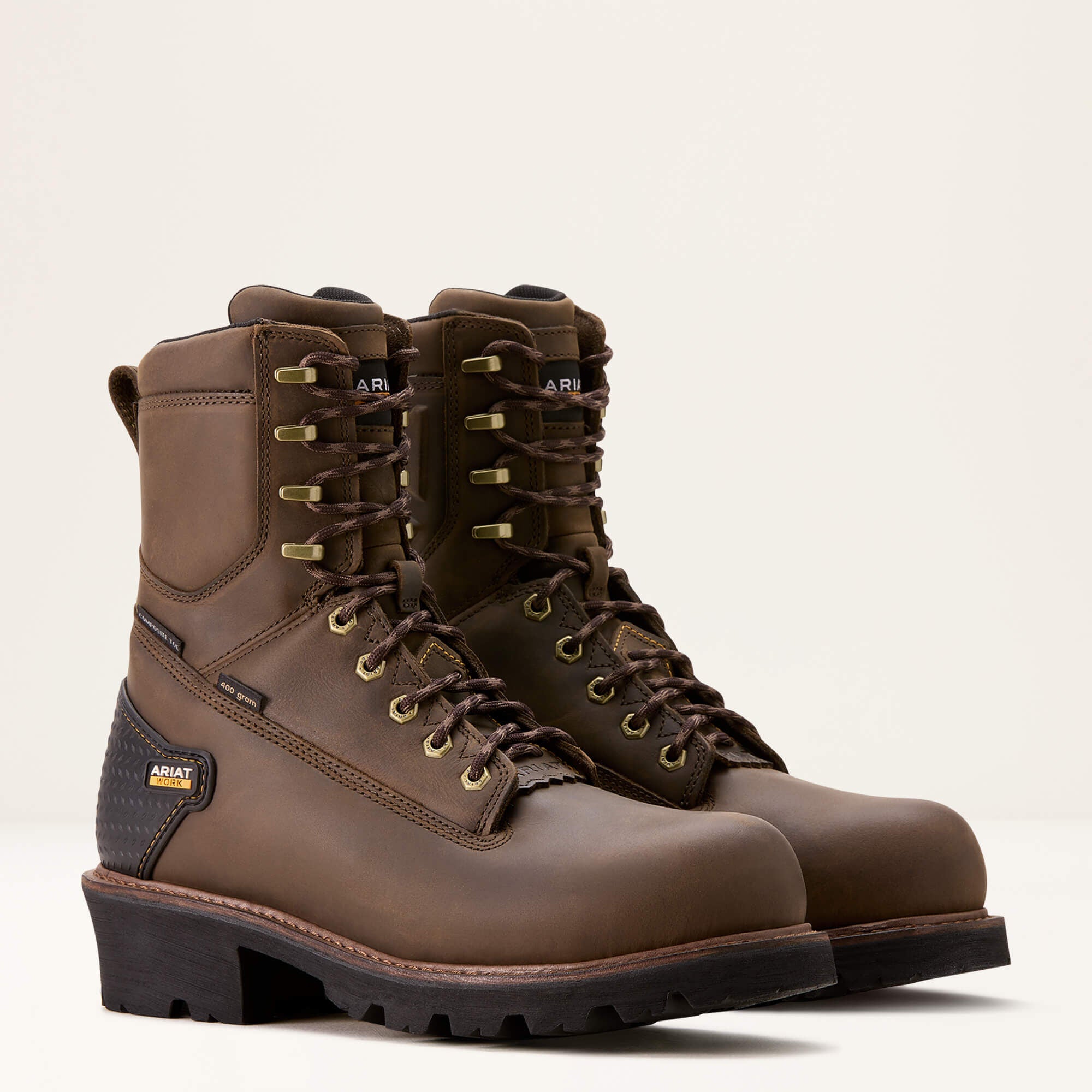 Powerline 8" 400G Waterproof 400g Composite Toe Work Boot-Ariat