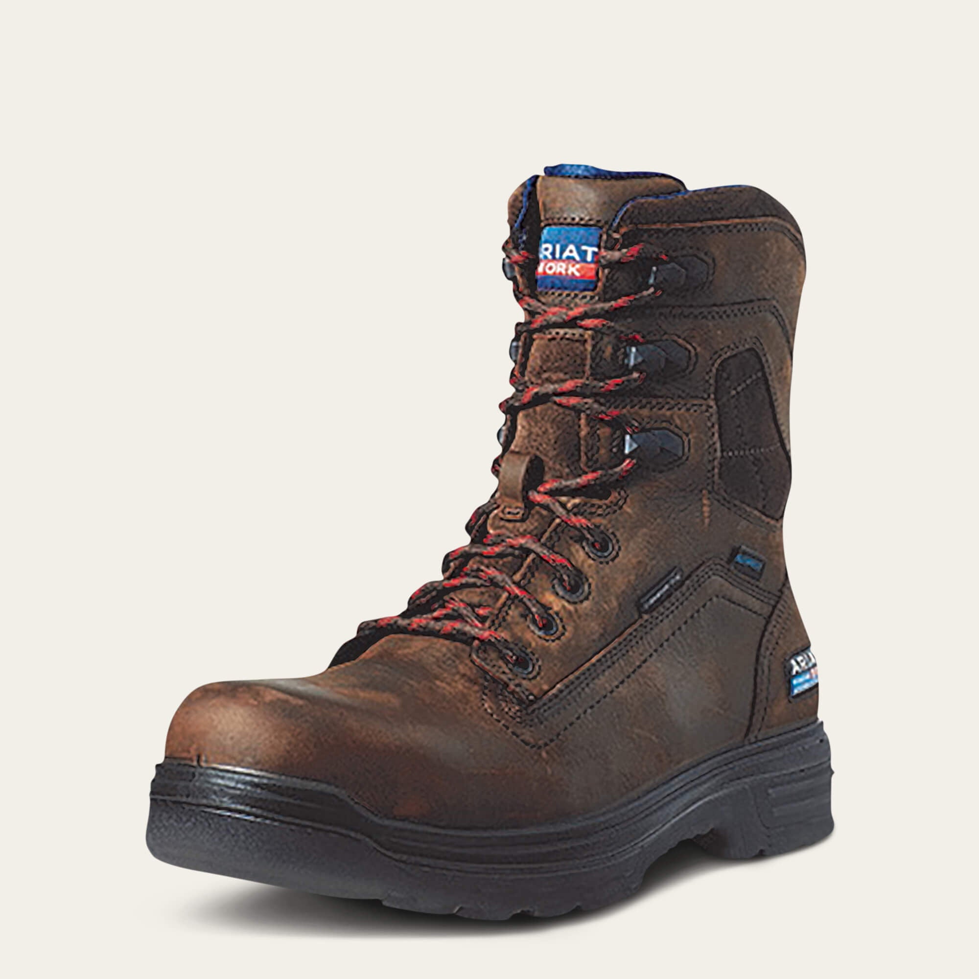 Turbo 8" USA Assembled Waterproof Carbon Toe Work Boot-Ariat