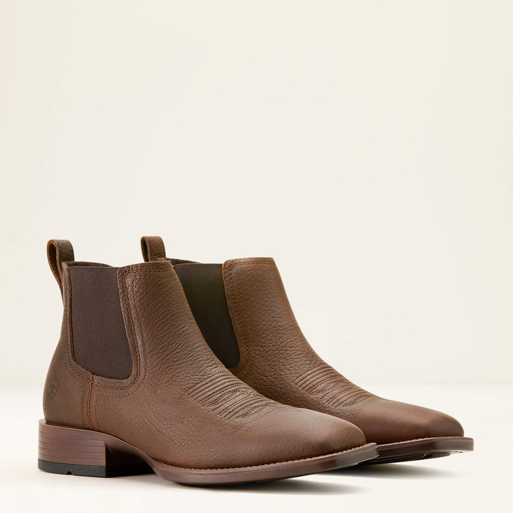 Booker Chelsea Wide Square Toe Western Boot-Ariat