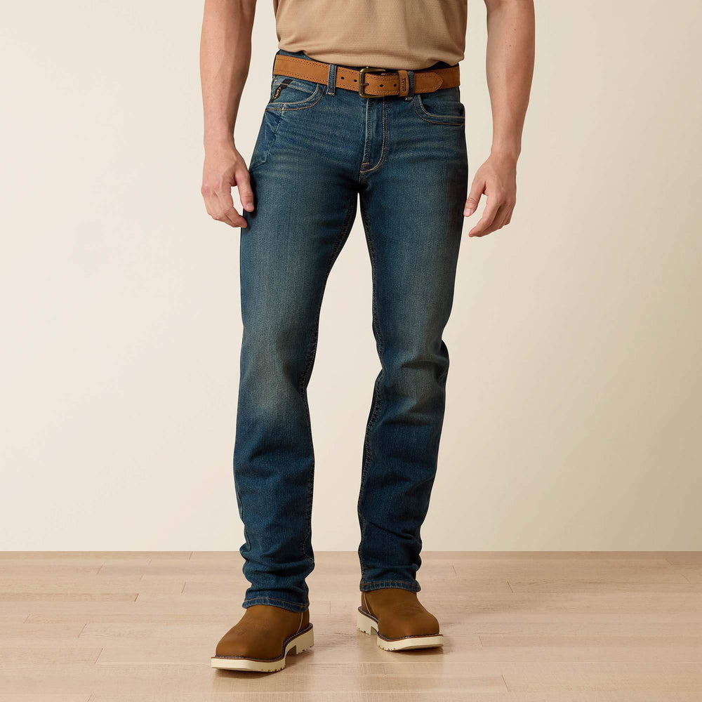 Men's Slim Fit Work Pants - Rebar Denim-Ariat