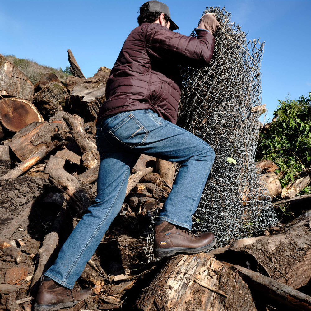 Men's Slim Fit Work Pants - Rebar Denim-Ariat