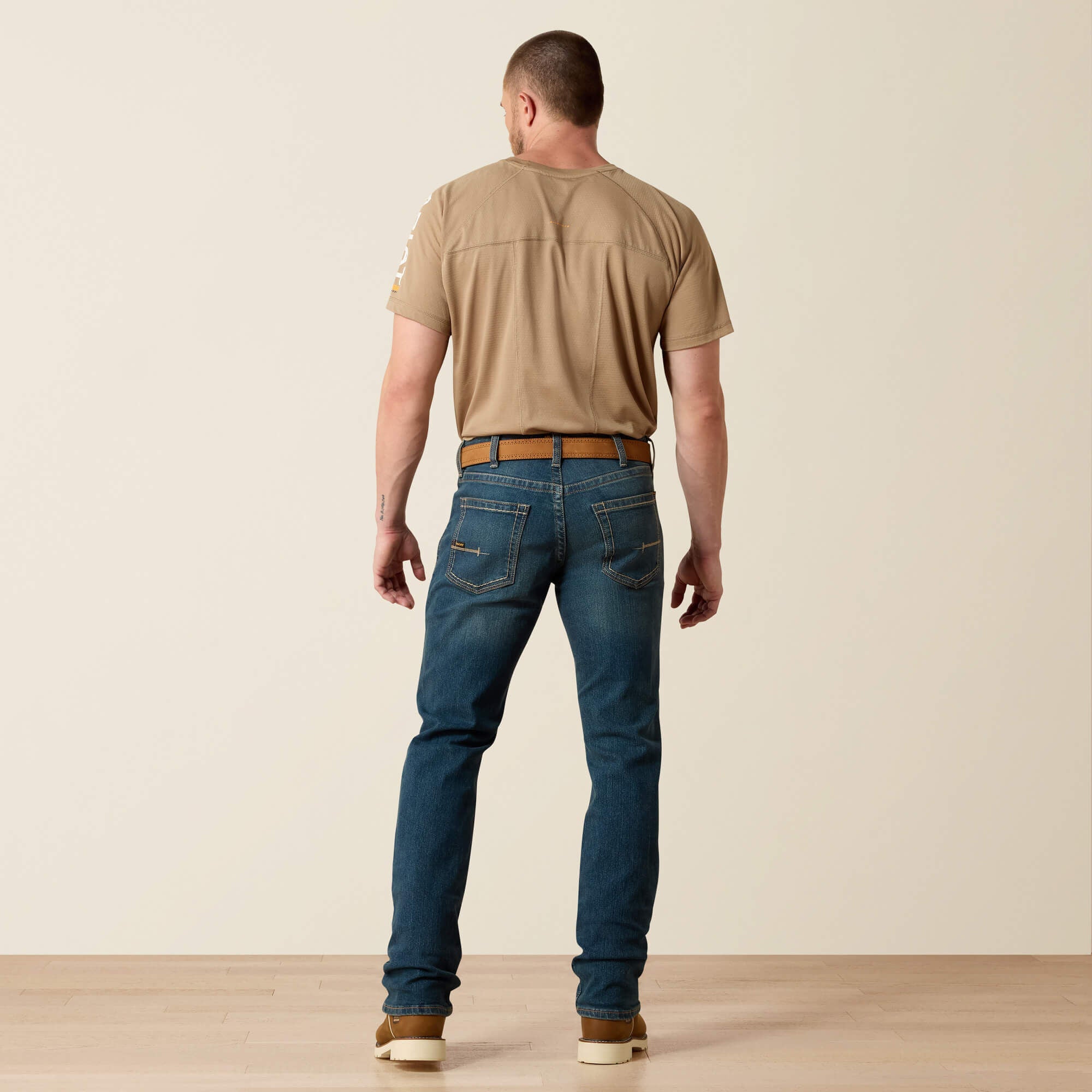 Men's Slim Fit Work Pants - Rebar Denim-Ariat