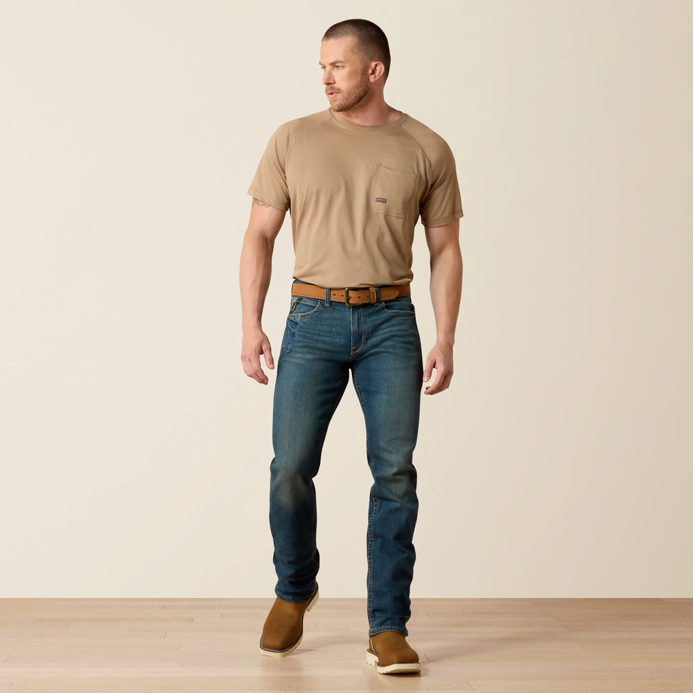 Men's Slim Fit Work Pants - Rebar Denim-Ariat