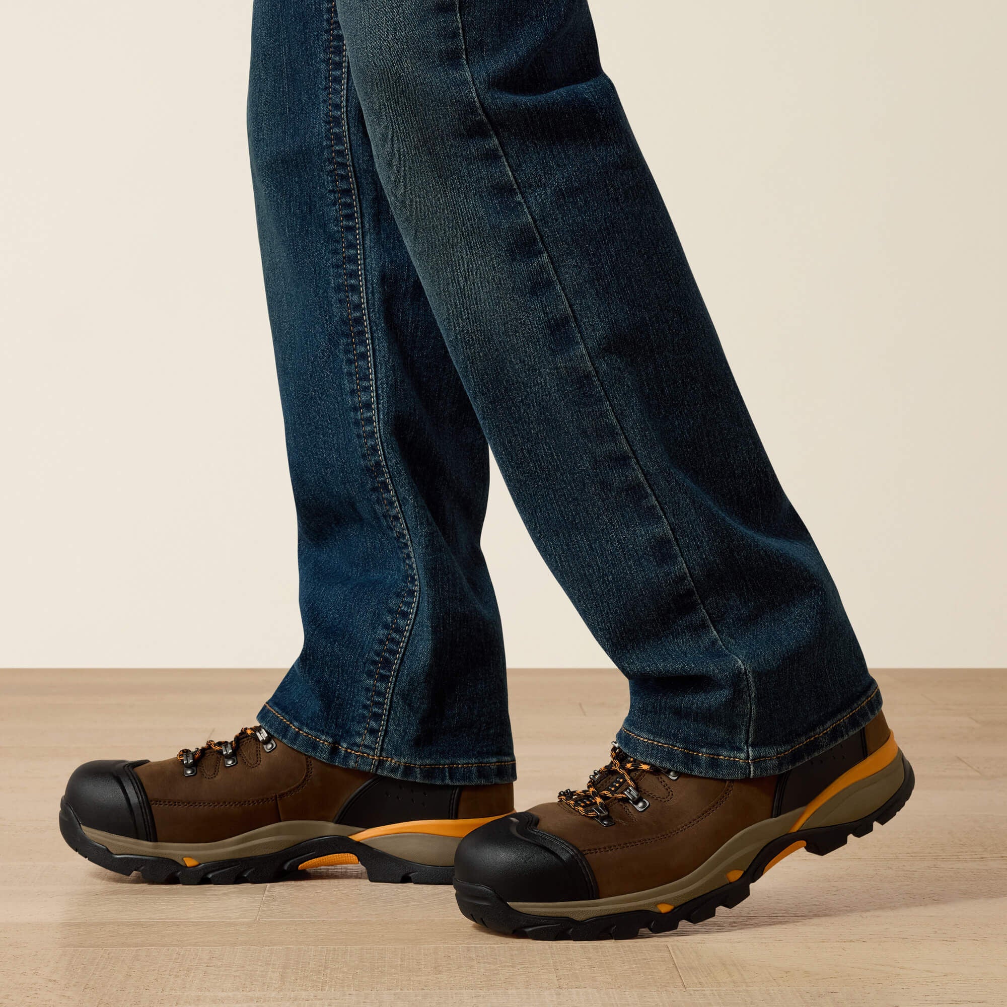 Men's Low Rise, Bootcut Work Pants - Rebar Denim-Ariat