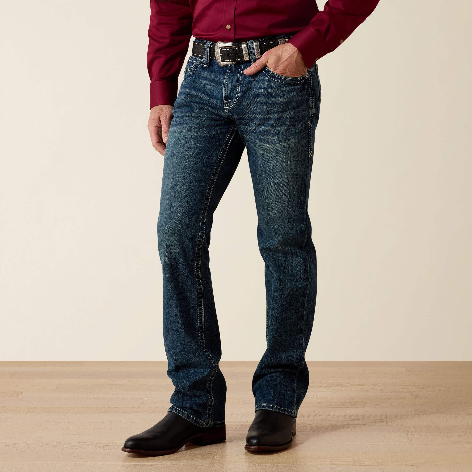 M7 Rocker Stretch Coltrane Stackable Straight Leg Jean-Ariat