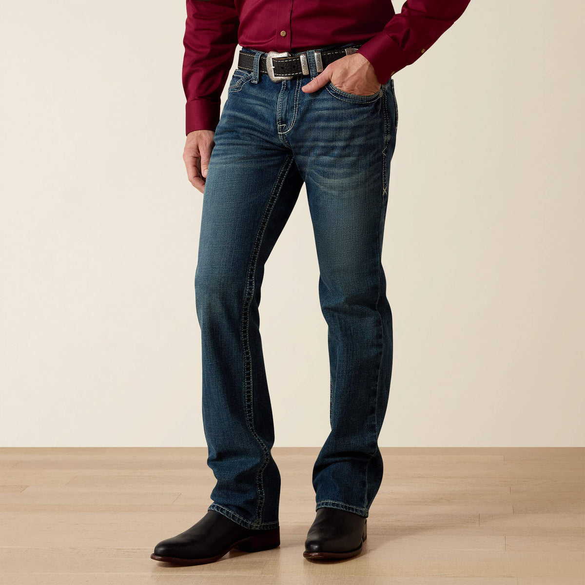 M7 Rocker Stretch Coltrane Stackable Straight Leg Jean-Ariat