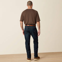 Rebar M4 Relaxed DuraStretch Basic Stackable Straight Leg Jean-Ariat