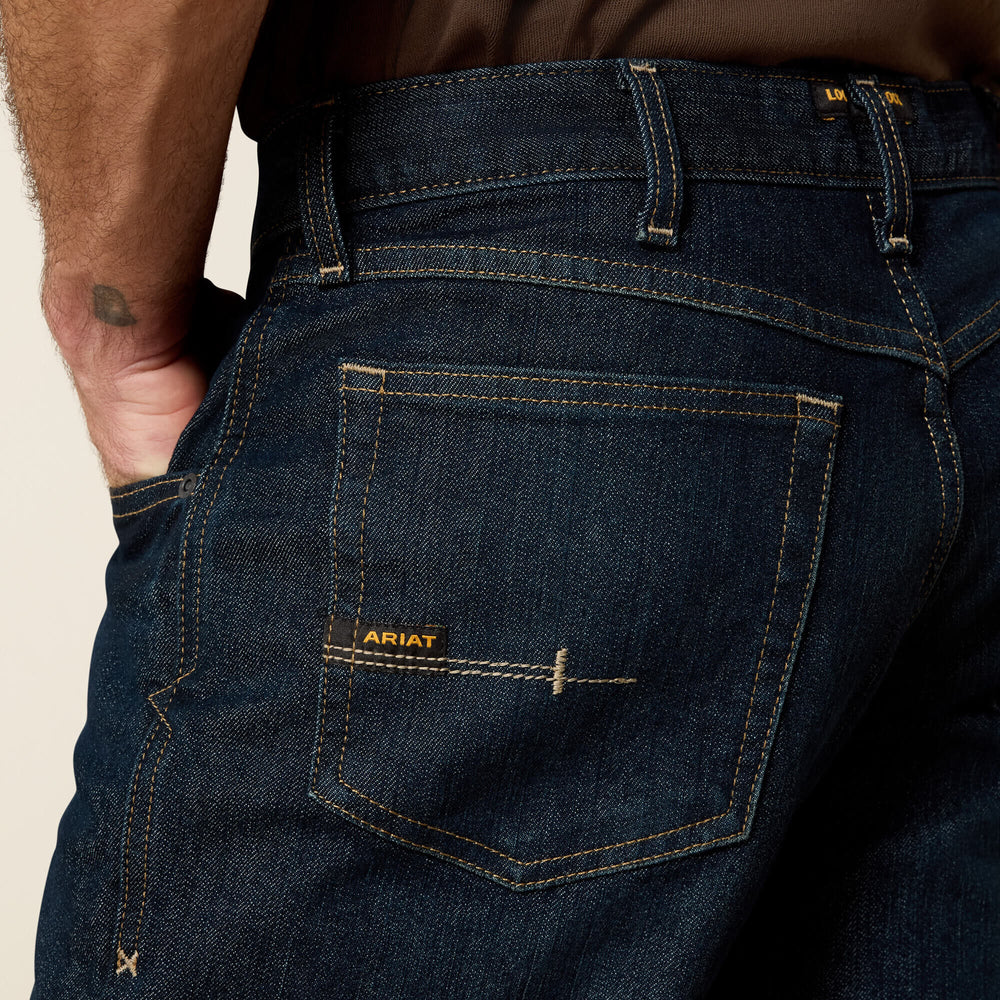 Rebar M4 Relaxed DuraStretch Basic Stackable Straight Leg Jean-Ariat