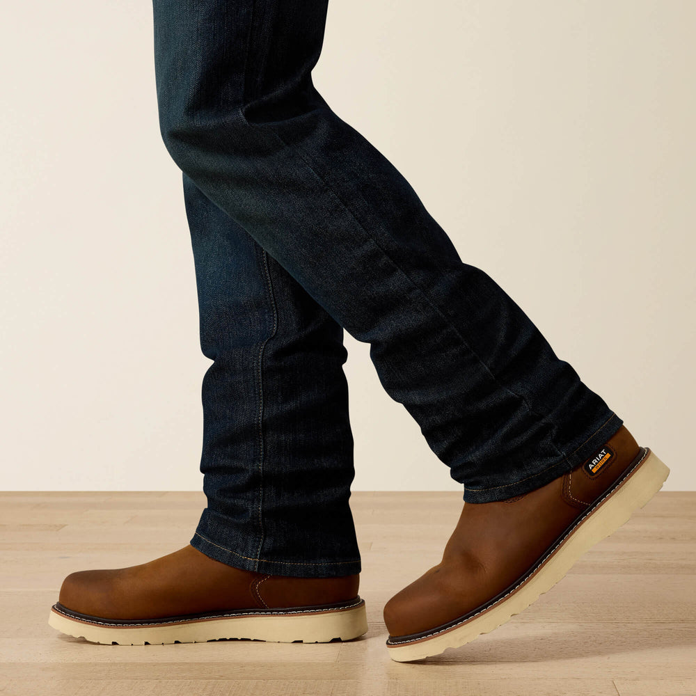 Rebar M4 Relaxed DuraStretch Basic Stackable Straight Leg Jean-Ariat